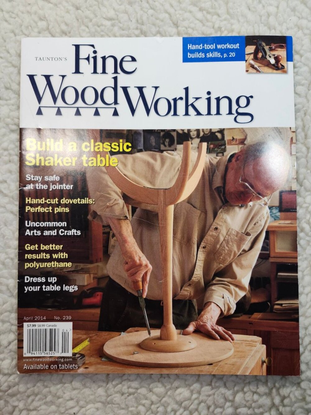 Fine Woodworking Magazine April 2014 No 239 Build a Classic Shaker Table Tips